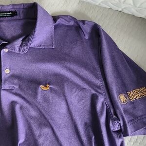 Southern Marsh Purple Polo Shirt Classic Pique Knit
